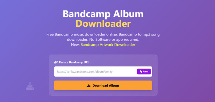 Bandcamp Album Downloader