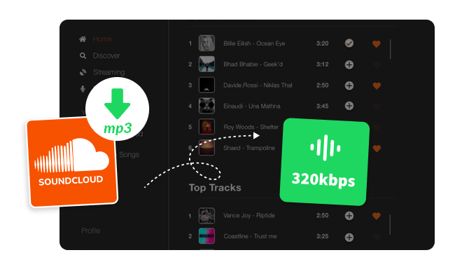 los mejores descargadores gratuitos de SoundCloud a MP3 320 kbps
