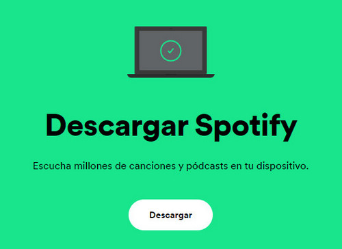 descargar spotify aplicación