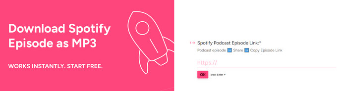 FAME Spotify Podcast to MP3 Online