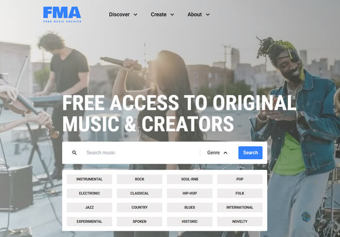 Free Music Archive: música gratuita y legal de artistas independientes