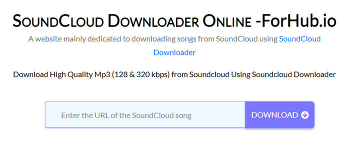 ForHub – Descargador gratuito de SoundCloud