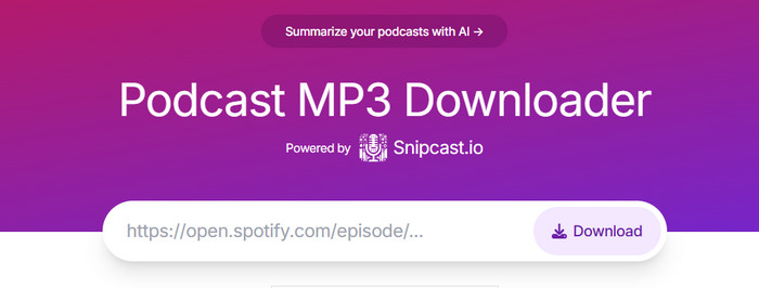 PodcastMP3 descargar mp3 Spotify podcast gratis