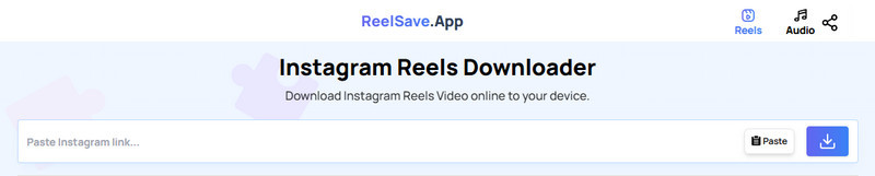 ReelSave – Descarga Reels de Instagram en MP3 o MP4