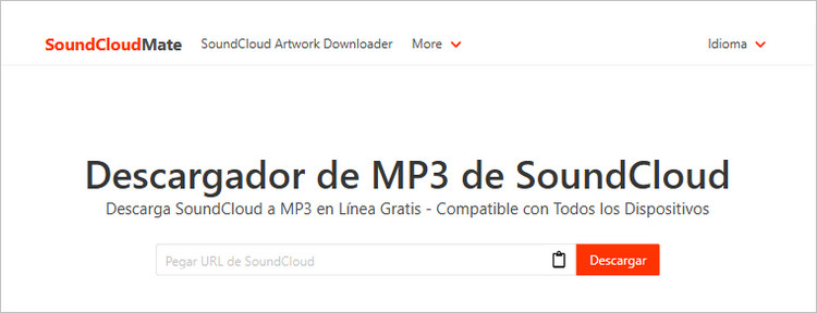 SoundCloudMate: El mejor descargador de MP3 de SoundCloud