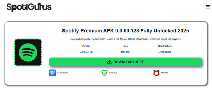 Spotigurus APK