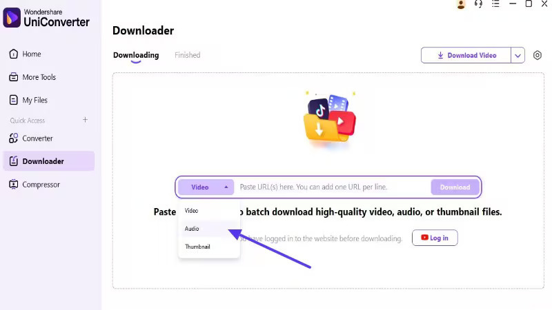 UniConverter – Convertidor de Instagram a MP3