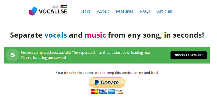 vocali se eliminar voces de canciones gratis