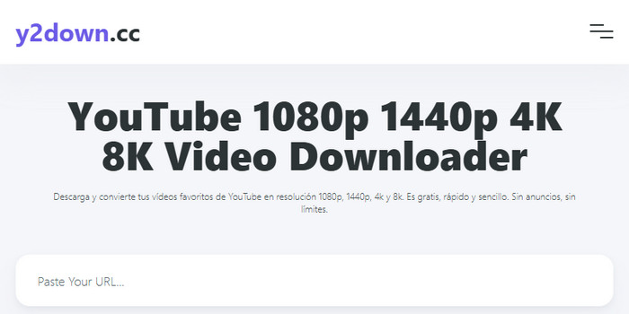 Y2DOWN.cc – Convertidor YouTube a WAV