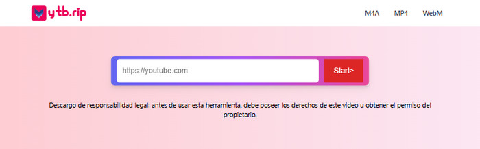 ytb.rip - El convertidor de audio YouTube a M4A más sencillo
